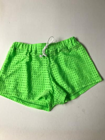 Lime Mesh Short