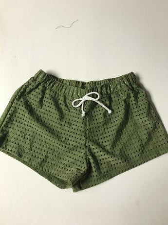 Olive Mesh Short