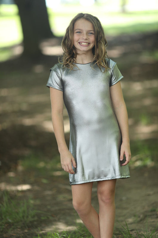 Silver Shimmer Cilla Dress