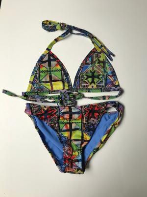 Blue Stain Glass Bikini