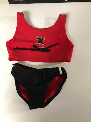 Red Black Crop Jet Set/Grmt