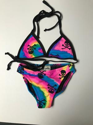 Multi Bright Skulls Bikini