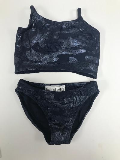 Navy Camo Cami Crop Bikini