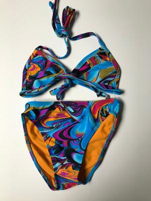 Swirl Turq Bikini