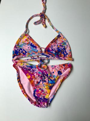 Pink Splatter Bikini