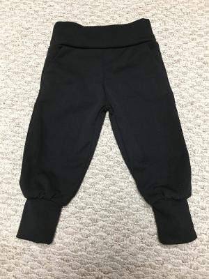 Banded pocket jogger black texture