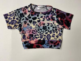 Berry Leopard Crop Top