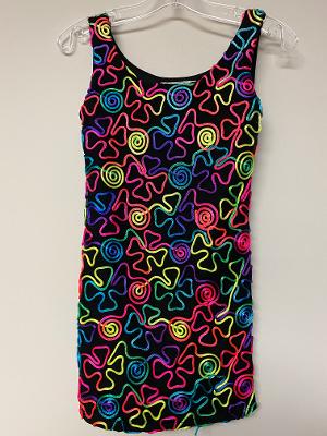 Black Ribbon Tank Dress