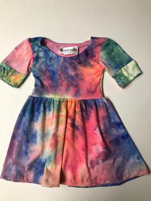 Summer T/D Bubble Sleeve Infant Dress
