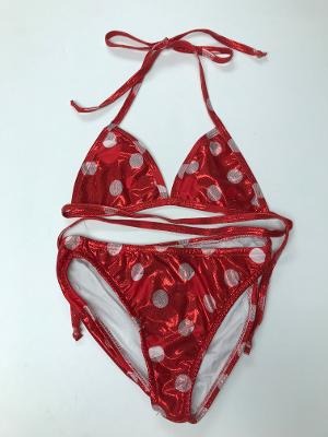 Red Dot Foil Bikini