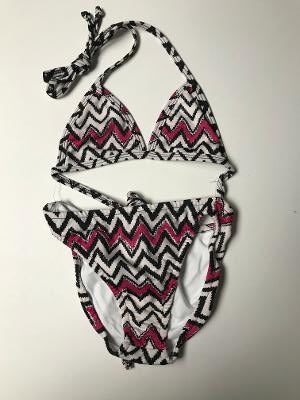 Raspberry Zig Zag Bikini
