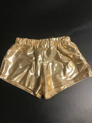 Gold Shinny Foil Shorts