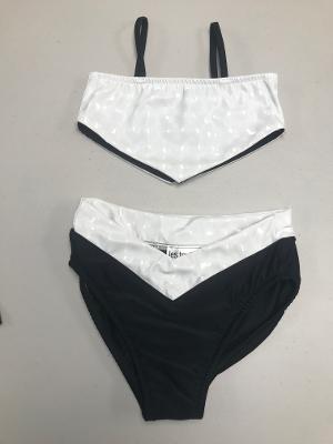 White/Black Hologram Getaway Bikini