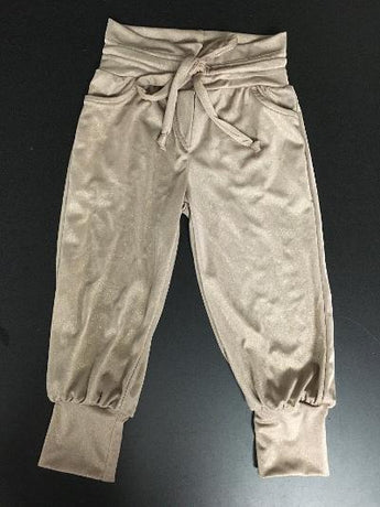 Champagne shimmer Track pocket pant