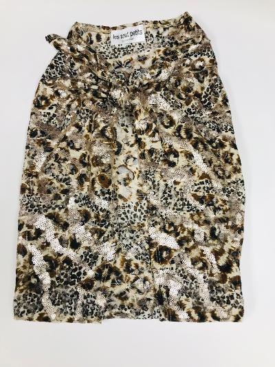 Leopard Lace Sequins Sarong