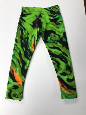 Lime/Orange Swirl legging