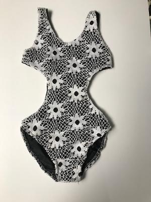 White Web Crochet Monokini