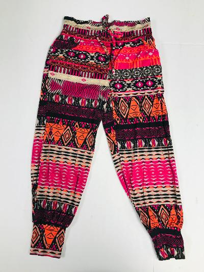 Magenta Tribal Track Pocket Pant