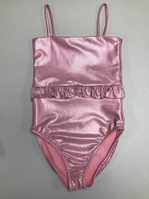 Petal Shimmer Ruffle Tanksuit