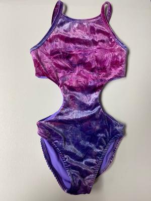 Pinkberry High Neck Velvet Monokini