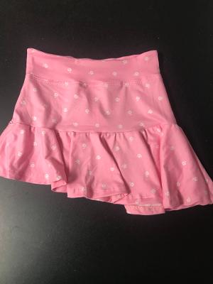 Pink Floral  Assymetrical Skirt