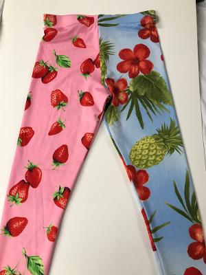 Strawberry/Pineapple Split legging