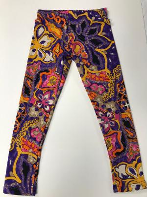 Purple Flower Power legging