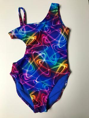 Royal Lazer Lights 1 Shoulder Monokini