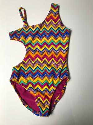 Multi Zig Zag 1 Shoulder Monokini