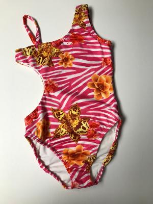 Pink Lily 1 Shoulder Monokini