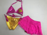 Hot Foil Pink/Lemon Bikini/Heart