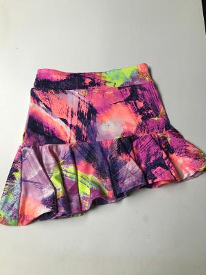 Neon Sunset Assymetrical skirt
