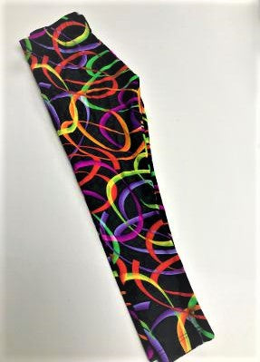 Black Neon Streamers legging