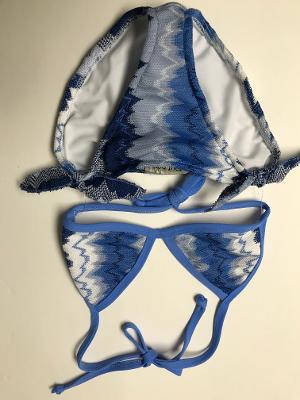 OCEAN ZIG ZAG BIKINI TIES