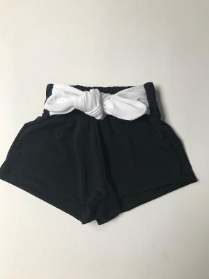 Black/White HW Tie Short