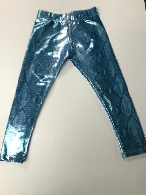 Turq Foil Snake legging