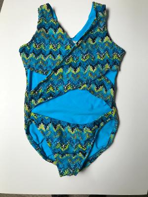 Ocean Flame Criss Cross Tanksuit