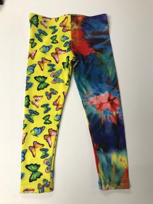 Yellow Butterfly/td Split legging